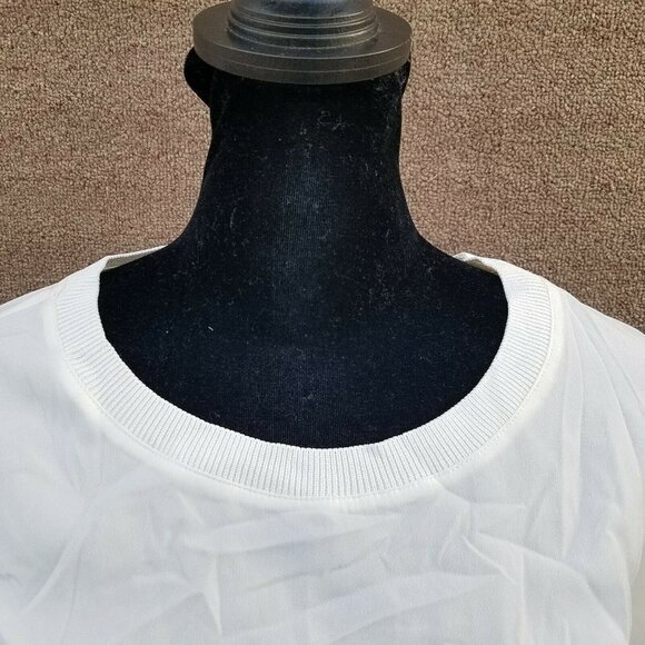 Riley and Rae Short Sleeves See Through Blouse Women's. Size Large. New With Tag - Picture 9 of 12